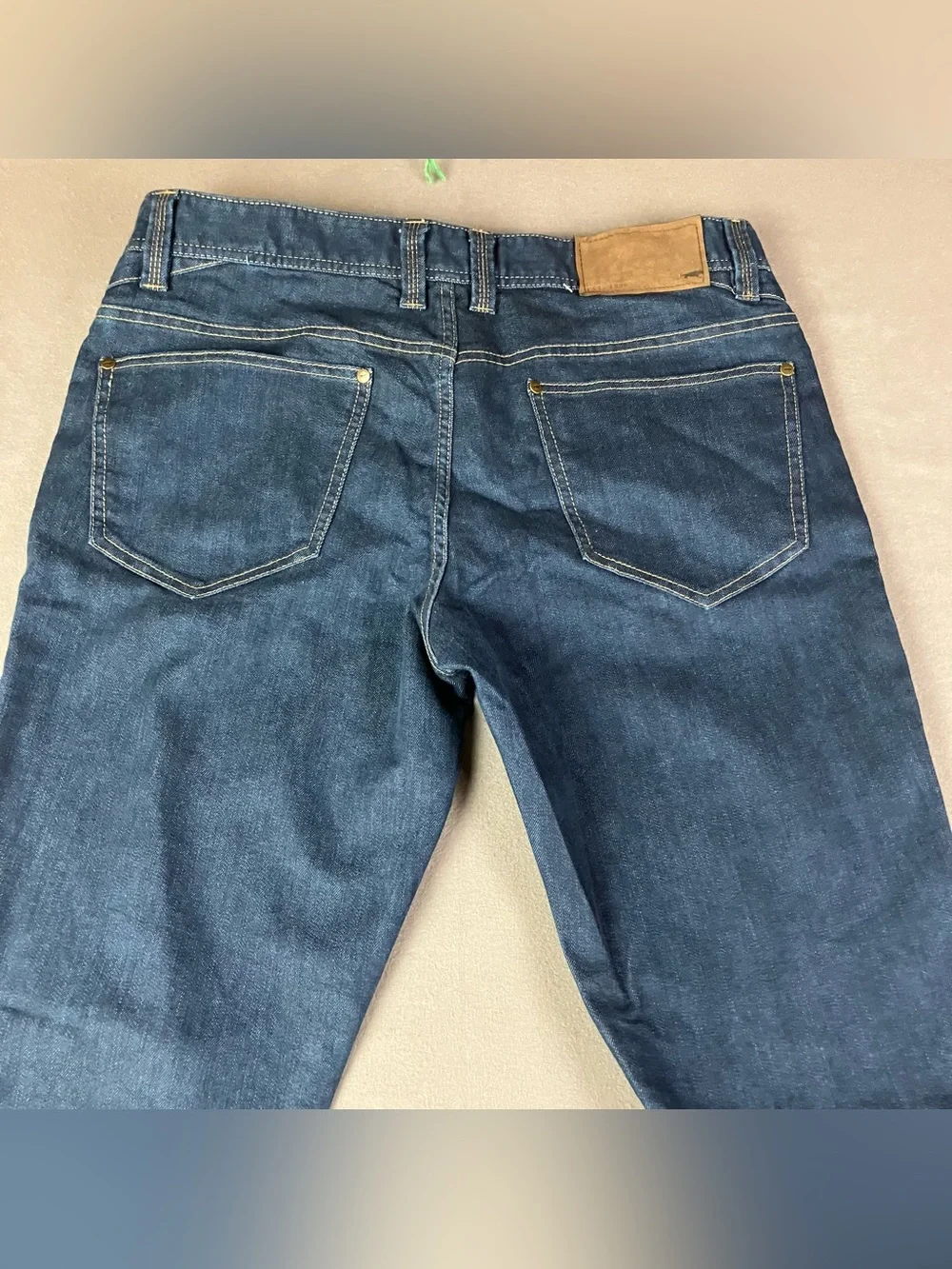 Toad & Co. Wingman Denim Jeans Lean Fit Pants Men’s Size 33x34 Dark Blue